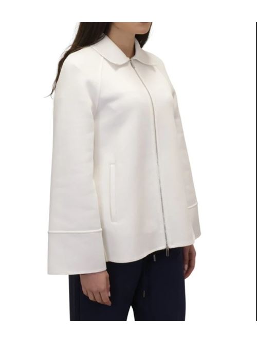 White jersey jacket Max Mara | 2616911047600.003